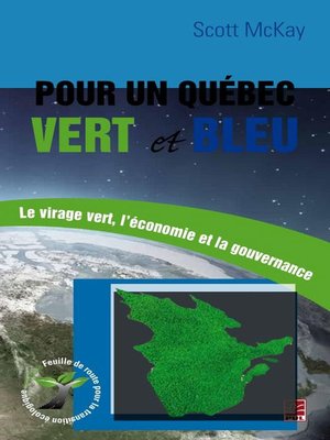 cover image of Pour un Québec vert et bleu